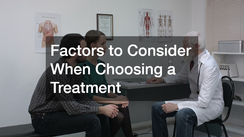 a couple consulting a doctor