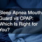 a man suffering from sleep apnea
